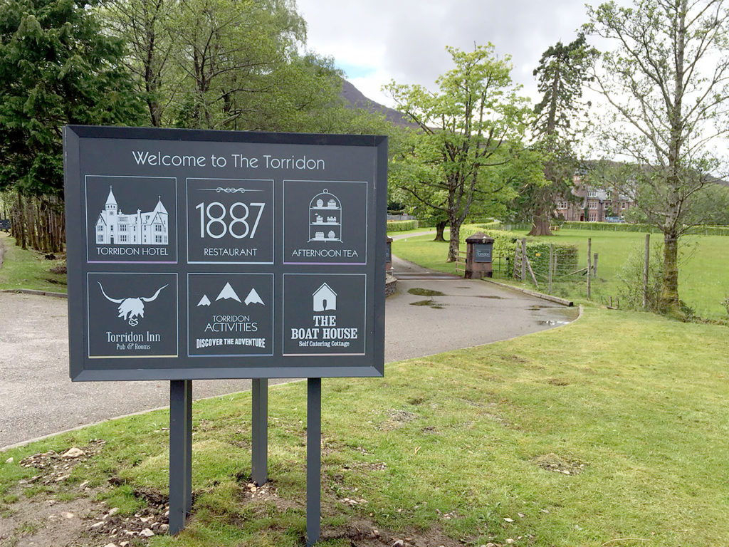 The Torridon signage 2