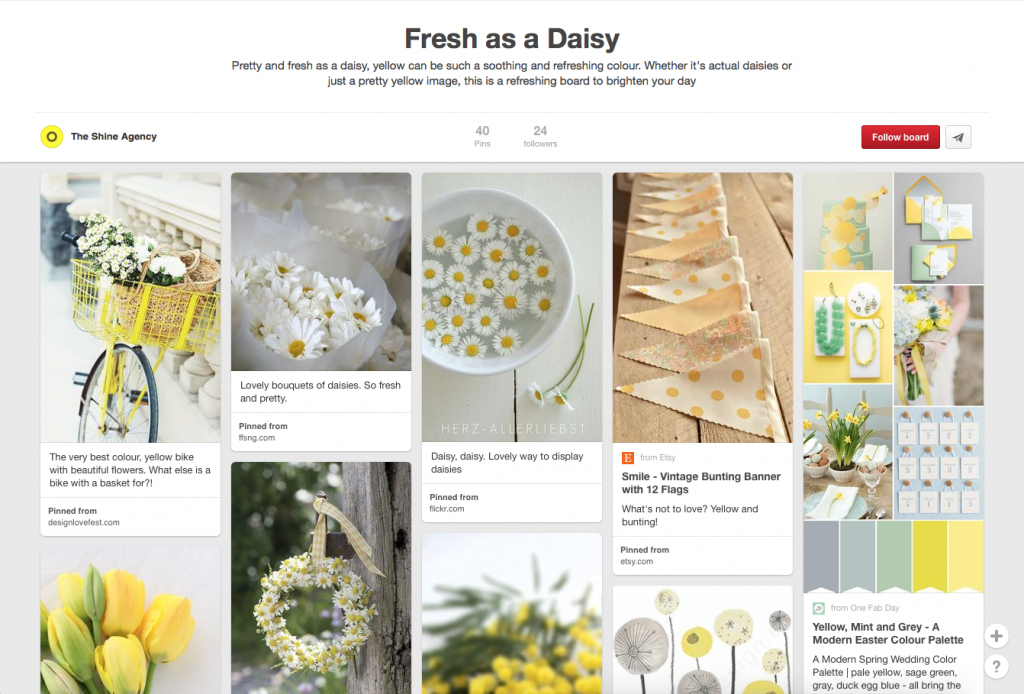 Fresh as a Daisy Pinterest