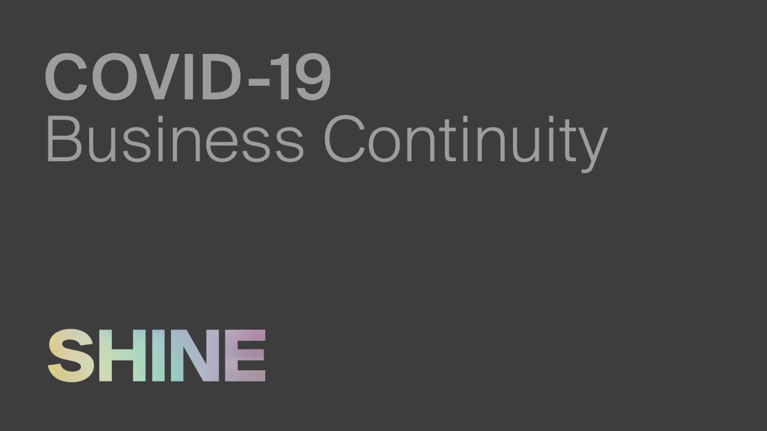 COVID-19 Business Continuity