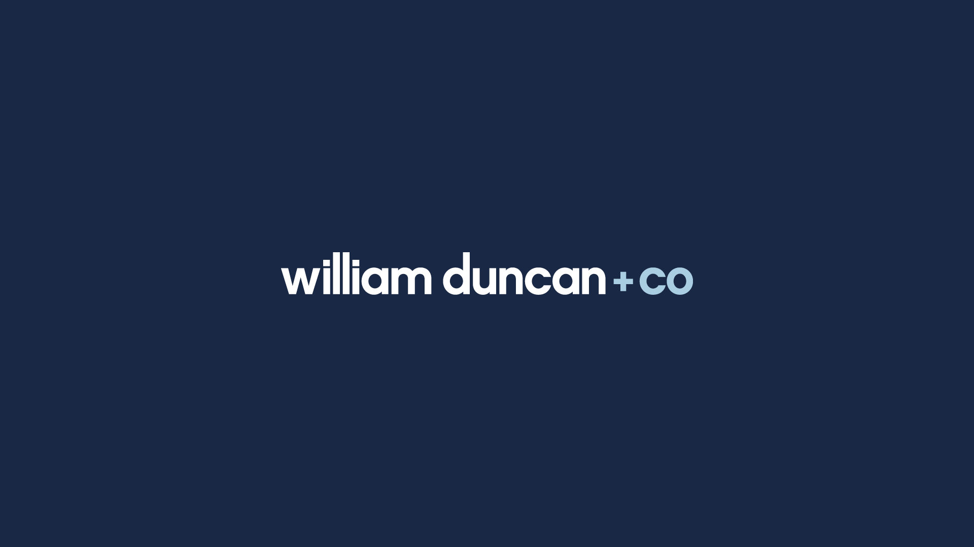 William Duncan + Co