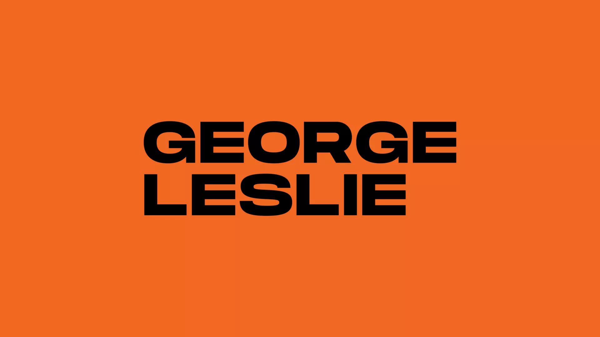 George Leslie